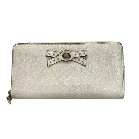 Auth COACH - 53903 White Leather Long Wallet - Picture 1 of 5